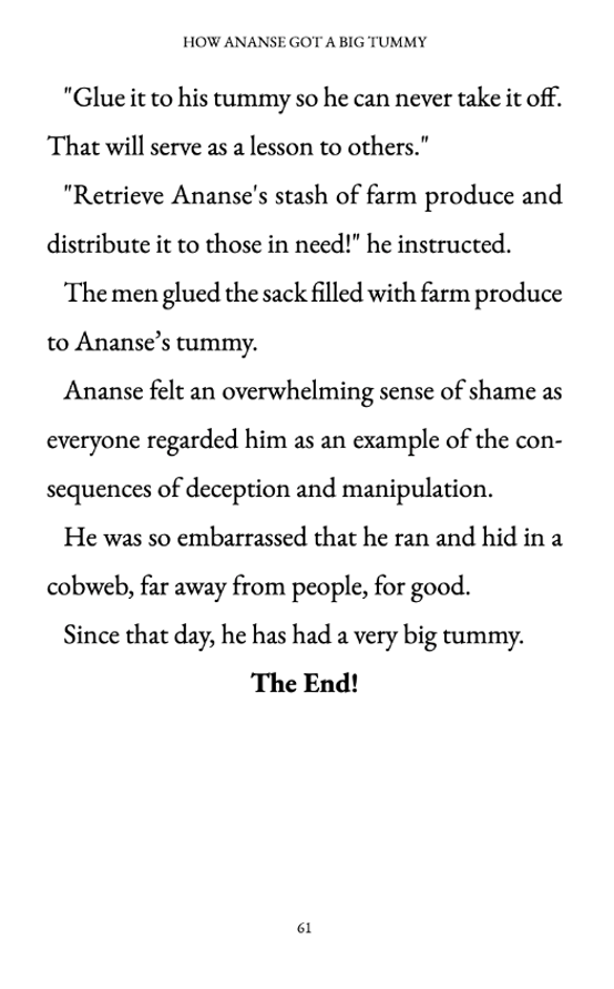 How Ananse Got a Big Tummy - Image 5